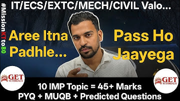 NEP Maths-3 || PYQ+ MUQB+ Predicted || IT/ECS/EXTC/MECH/CIVIL || Surendra Sir #engineering #maths3