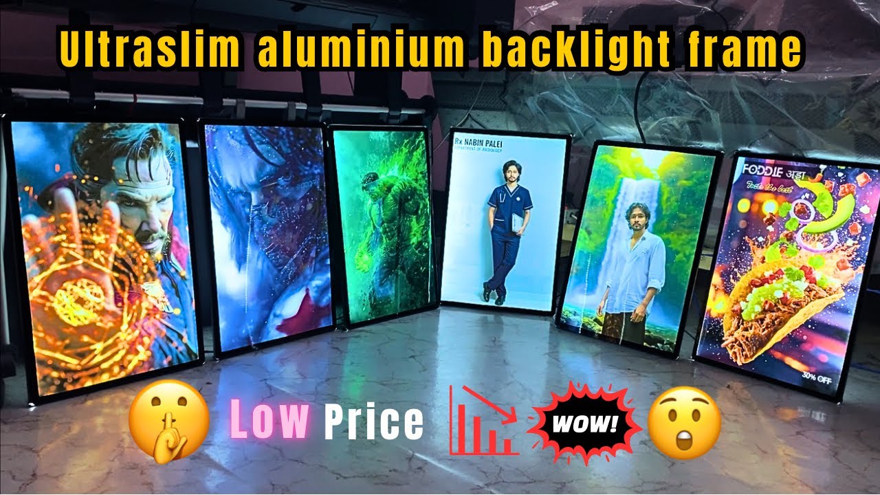 Backlight Frame Models Aluminium backlight frame in wholesale#ledframe#backlitframe#lightframe ...