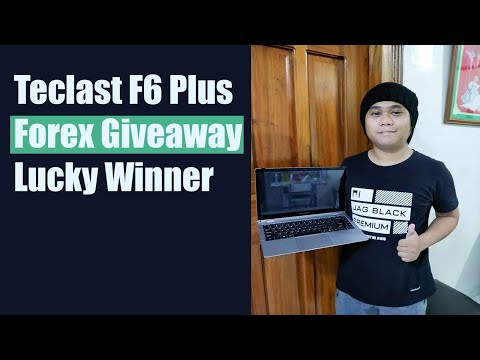 Teclast F6 Plus Laptop Winner from Davao – Free Forex Giveaway