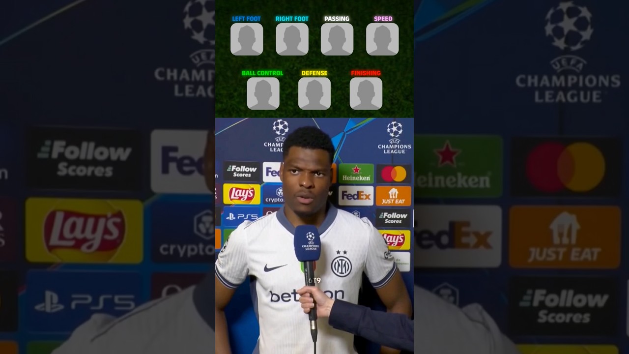 Denzel Dumfries picked his favourite players based on their skill 😱🔥 