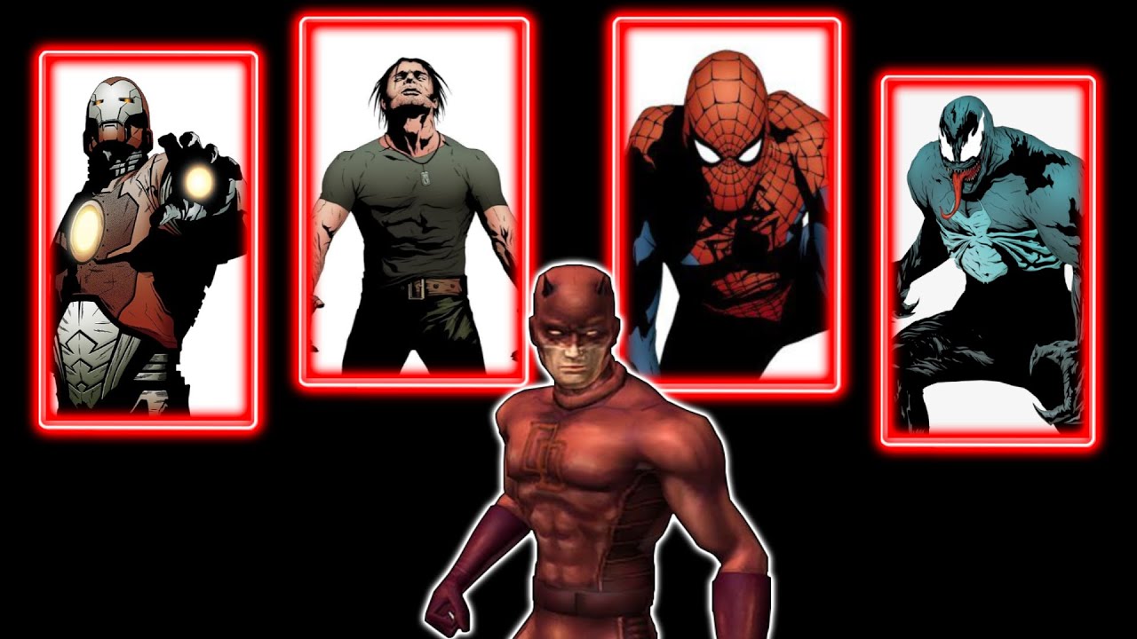 Daredevil Vs EVERYONE | Marvel Nemesis Rise of The Imperfects