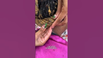 Loving this Loc Style💕 Book appointment www.NappStar.com #loc #locstyles #locnation