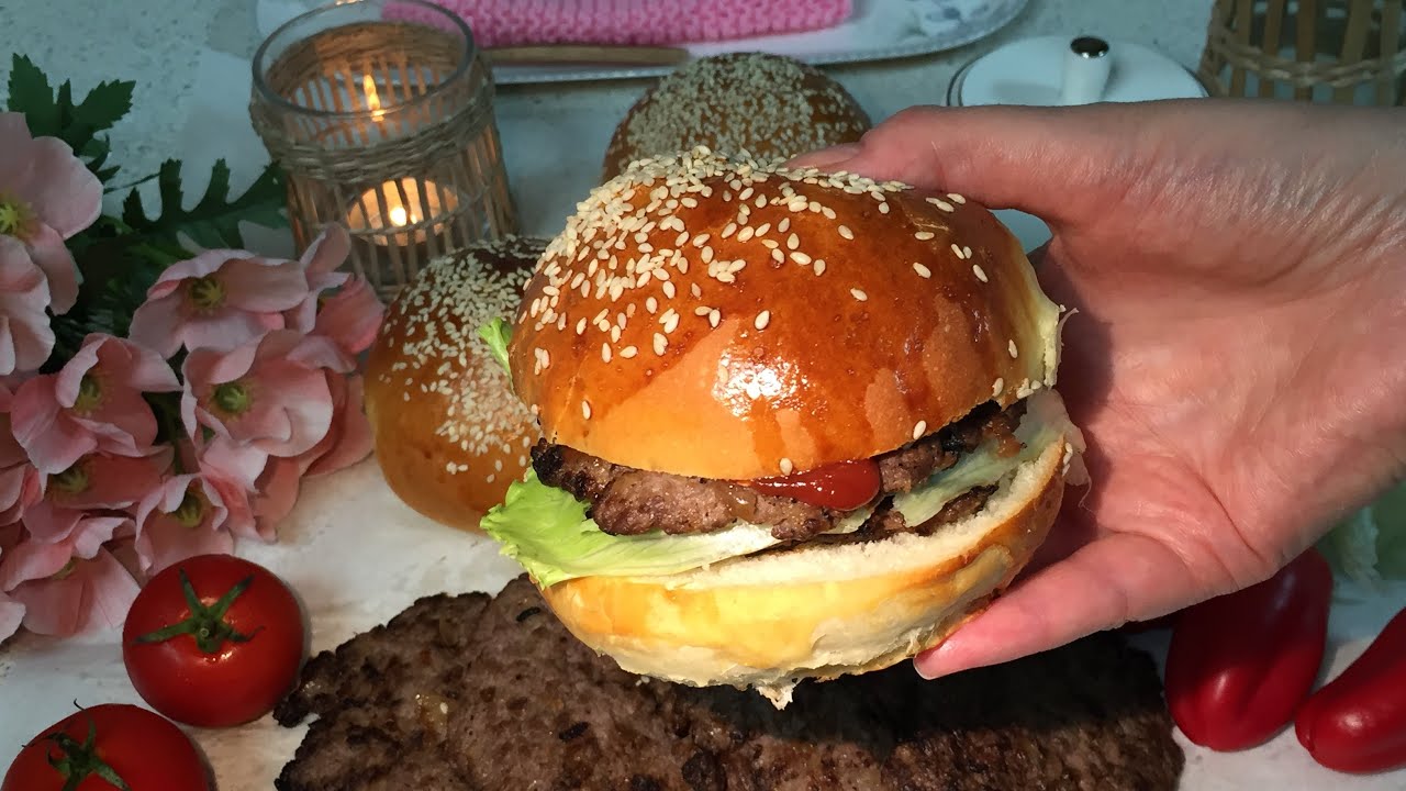 המבורגר שטוח(Smash Burger) ולחמניות המבורגר
