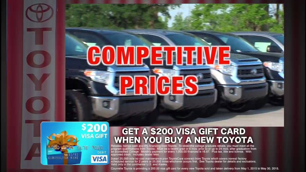 Courvelle Toyota Mays Commercial. YouTube