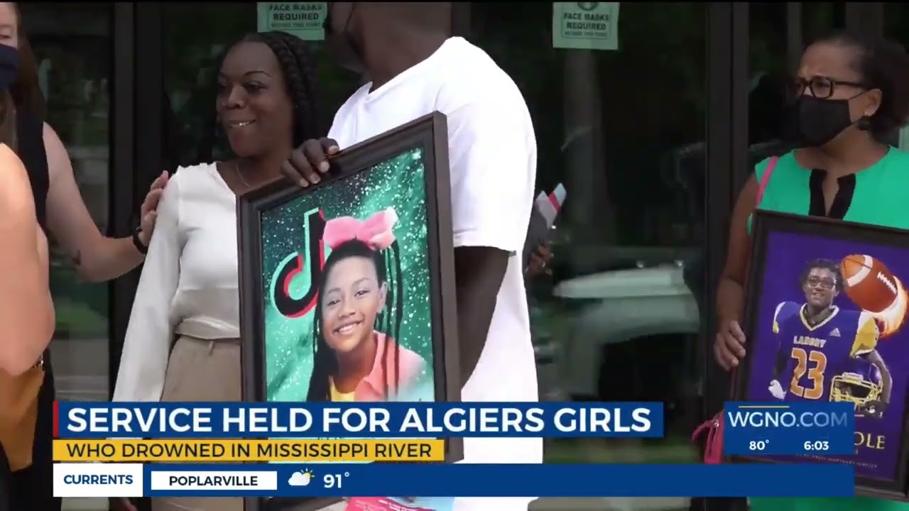 Funeral Service 14yearold Brandy Wilson and 8Year Old Ally Berry