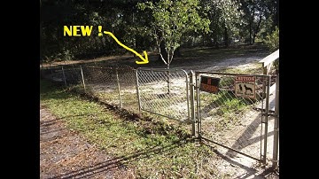ADDING A GATE TO CHAIN LINK FENCE