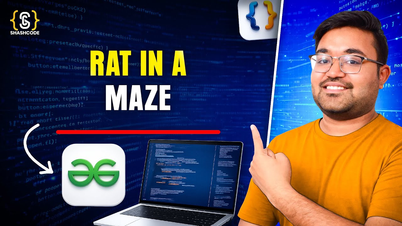 Rat in a Maze Problem | Backtracking Explained Step by Step | Java DSA ...