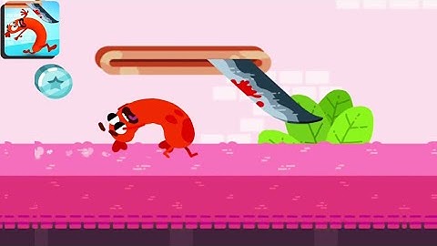 RUN SAUSAGE RUN ALL LEVELS MAX NEW GAMEPLAY