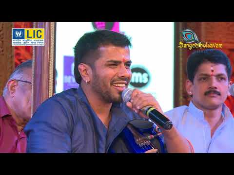 Balabhaskar's Carnatic fusion in vasai sangeetholsavam 2016 organised by vasai fine arts society