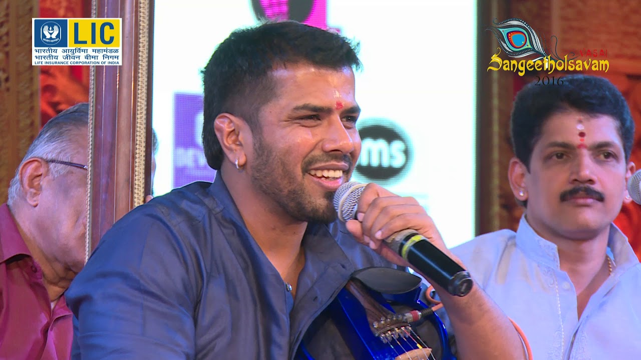 Balabhaskar's Carnatic fusion in vasai sangeetholsavam 2016 organised by vasai fine arts society