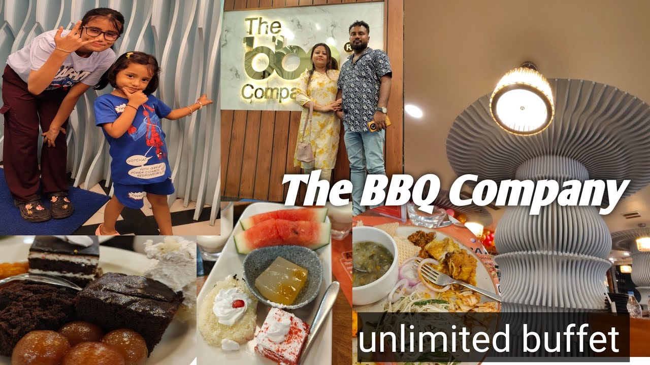 Family Dinner at BBQ company 😊 ll buffet unlimited food ll Guwahati 