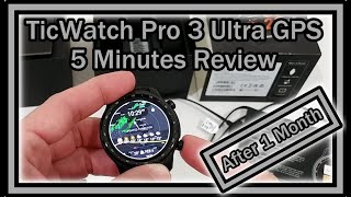 TicWatch Pro 3 Ultra GPS QUICK 5 Min Review After 1 Month Of Wearing It (Best Wear OS Watch 2022?) screenshot 2