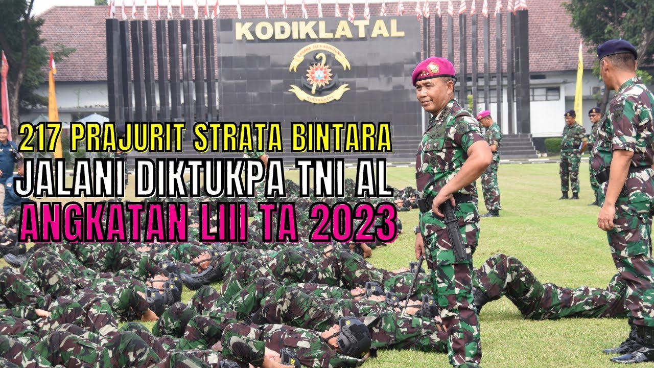 Upacara Pembukaan Pendidikan Pembentukan Perwira Diktukpa TNI AL Angkatan LIII TA 2023