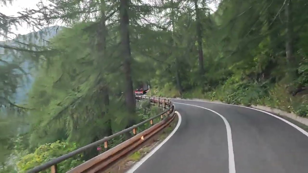 Alps Scenic Drive 4K |La Thuile-Little St Bernard Pass SS26|Truck Driving original sound of the road