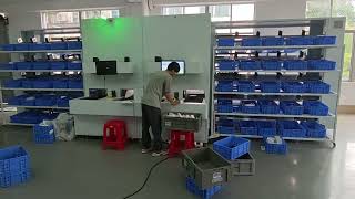 RS210 Handheld Barcode Scanner for Parcel Sorting | QR Code Reading in Express Logistics Center