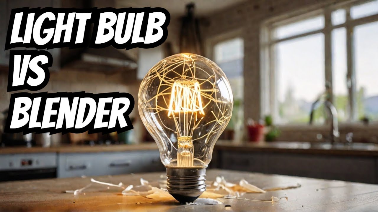 What Happens When You Put Light Bulbs in a BLENDER?