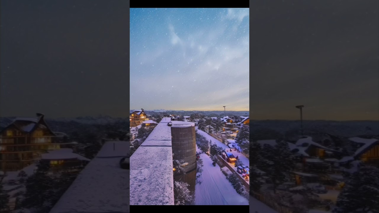 Deeg ka snowfall:Ek khubsurat manzar!❄️🌨️Aayiye dekhein is jaadu ko!