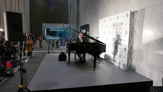 Scene From Raphael Gualazzis Performance At Tokyo Infiorata 2018 Opening Ceremony Raw Video