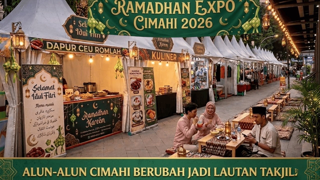 GAK NYANGKA! ALUN-ALUN CIMAHI BERUBAH JADI LAUTAN TAKJIL! 😱 RAMADHAN EXPO CIMAHI RAMAI BANGET!