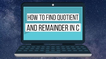 C Program To Compute Quotient and Remainder!!!