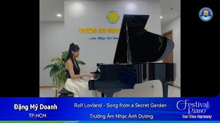 Đặng Mỹ Doanh | Rolf Lovland - Song from a Secret Garden | Piano ứng dụng