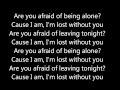 Blink 182 Im lost without you Lyrics