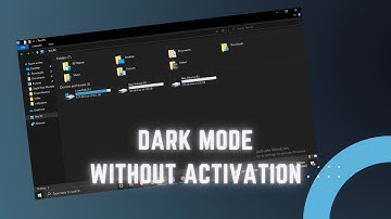 How To Enable Dark Mode In Windows 10 Without Activation Of Windows | Tips & Tricks