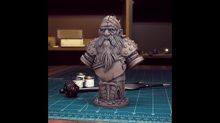 Sculpting a Dwarven Pawn Chess Piece - Commentary TimeLapse