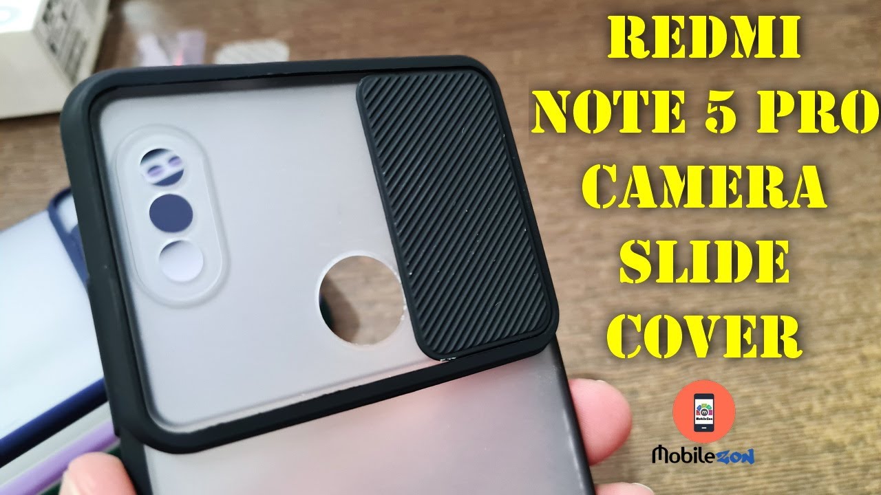 Redmi Note 5 Pro Best Camera Shutter Slide Smoke Back Case Cover