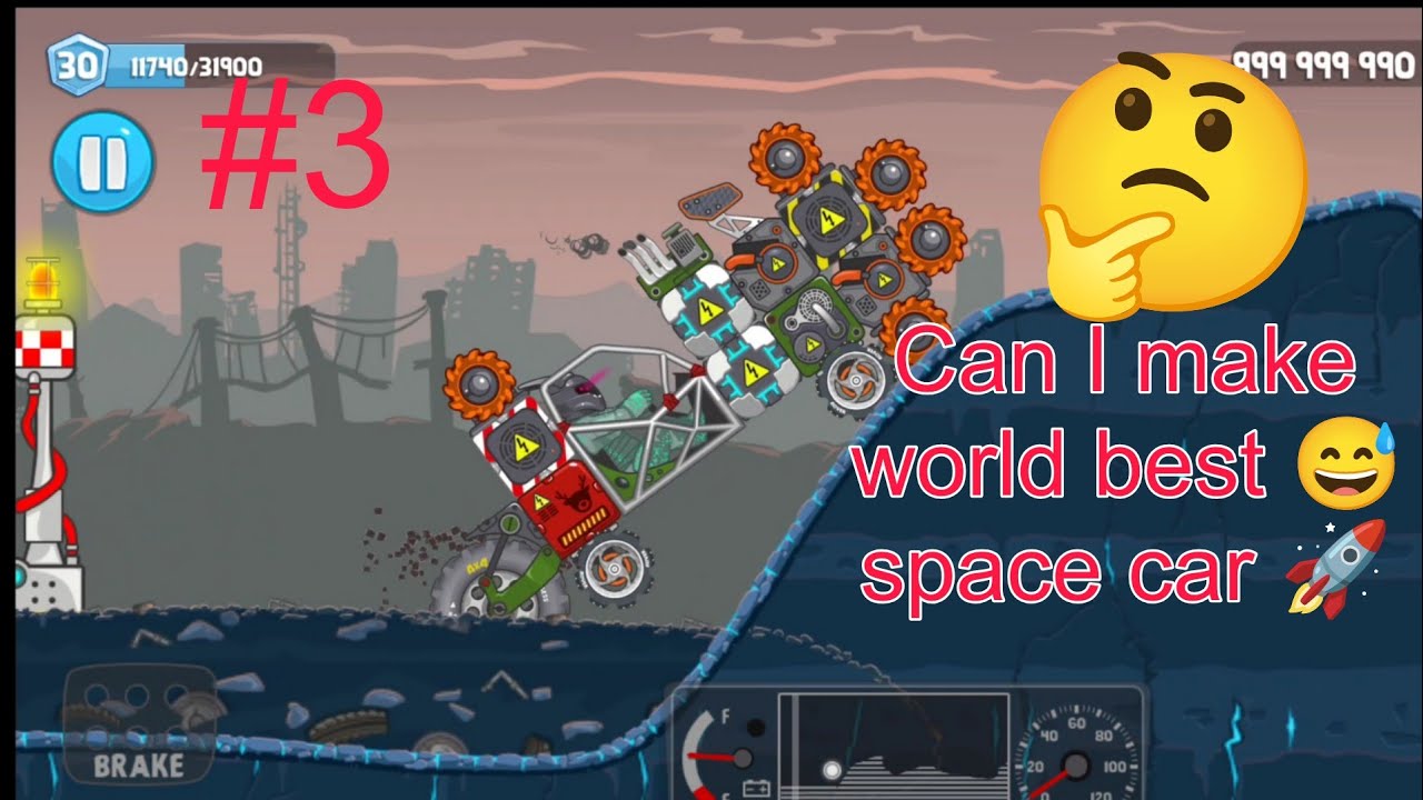 Can I make world best 🤔 space car 🚀 Rovercraft game gameplay 🔥[1080P 60FPS]
