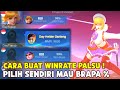 CARA BIKIN WINRATE HERO ML 90% 98% 100% DAN TOP GLOBAL PALSU ! SESUKA YANG KALIAN MAU