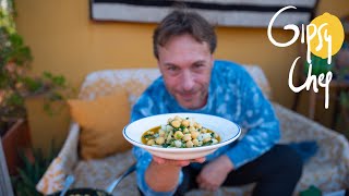 La receta de garbanzos con bacalao de Gipsy Chef que solo te llevará cinco minutos