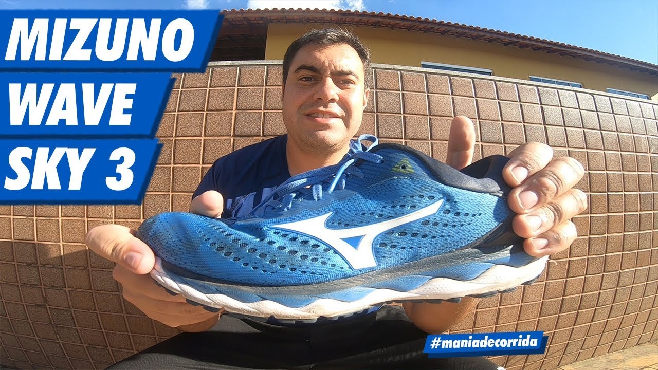 tênis mizuno wave sky 3