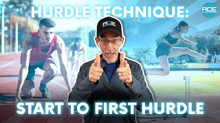 Youth Hurdles Technique Starts