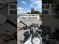The Pros and Cons of Riding a Motorcycle