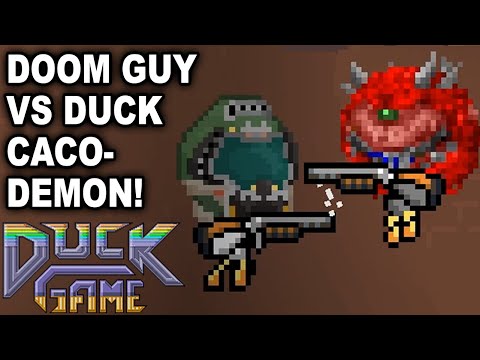 duck-eternal!-doom-hats!-–-duck-game-custom-hats!-(1080p-60fps-local-multiplayer)