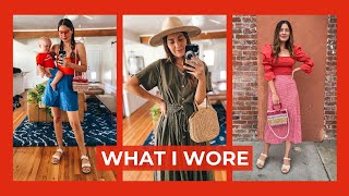 What I Wore August | EXCITING NEWS! Outfits of the Week, My Favorite NEW VINTAGE SET, Vlog