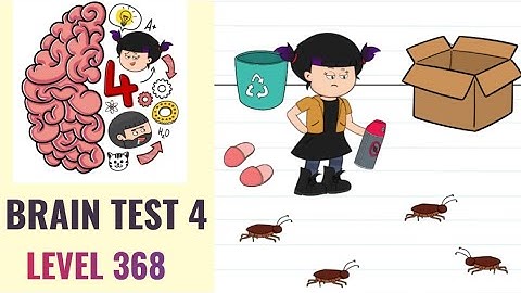 🧠 Brain Test 4 Level 368 | I must get rid of the cockroaches! | Walkthrough