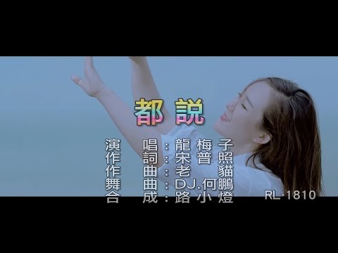 龍梅子 | 都說 | (DJ版) | (1080P)KTV