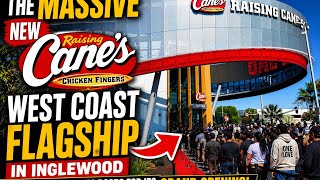 The massive new Raising Cane's West Coast flagship in Inglewood officially opened its doors for its