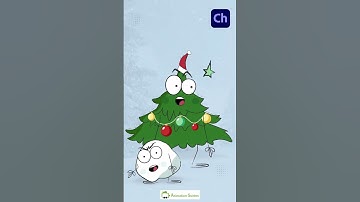 "Snowball vs. Christmas Tree: Frosty and Spriggy’s Festive Face-Off!  #adobecharacteranimator
