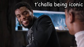 Tchalla Being Iconic For 2 Minutes Straight