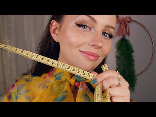 [ASMR] Detailed Measuring For Your Prom Dress 