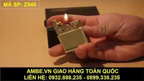 Bật lửa cối cổ xăng đá độc lạ Zorro Z540 | Batluadep.vn