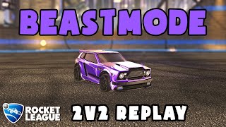 BeastMode Ranked 2v2 POV #432 - BeastMode & Satthew VS KnightYuh & kahzii - Rocket League Replays