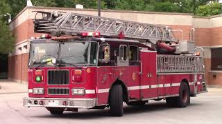 [6v92] Chicago Fire Dept. Spare Truck 25 Responding *1996 SEAGRAVE MARAUDER*