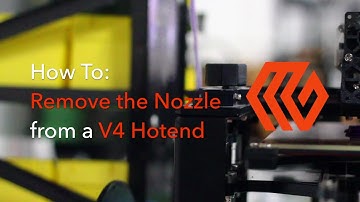 MakerGear M2 3D Printer - How To Remove the Nozzle from a V4 Hotend