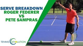 Roger Federer vs Pete Sampras Serve Breakdown