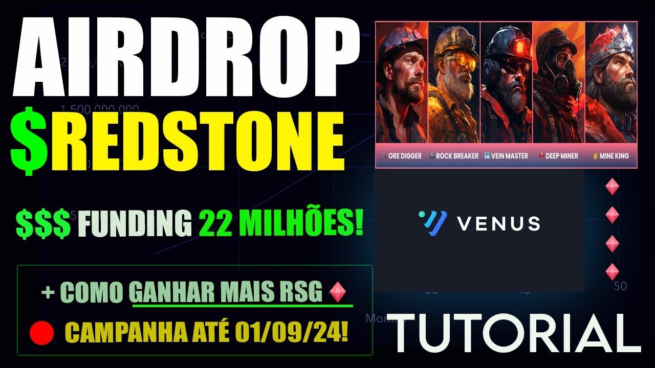 REDSTONE AIRDROP, GANHE MUITOS RSGS, FARME COMPLETO,  REDSTONE ORACLE, REDSTONE AIRDROP GUIDE
