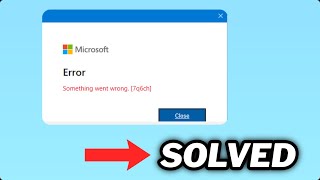 Fixed Something Went Wrong Error Tag 7Q6Ch In Microsoft Office